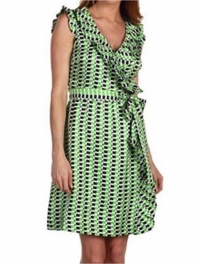 🆕 Kate Spade Aubrey Silk Wrap Dress size 14